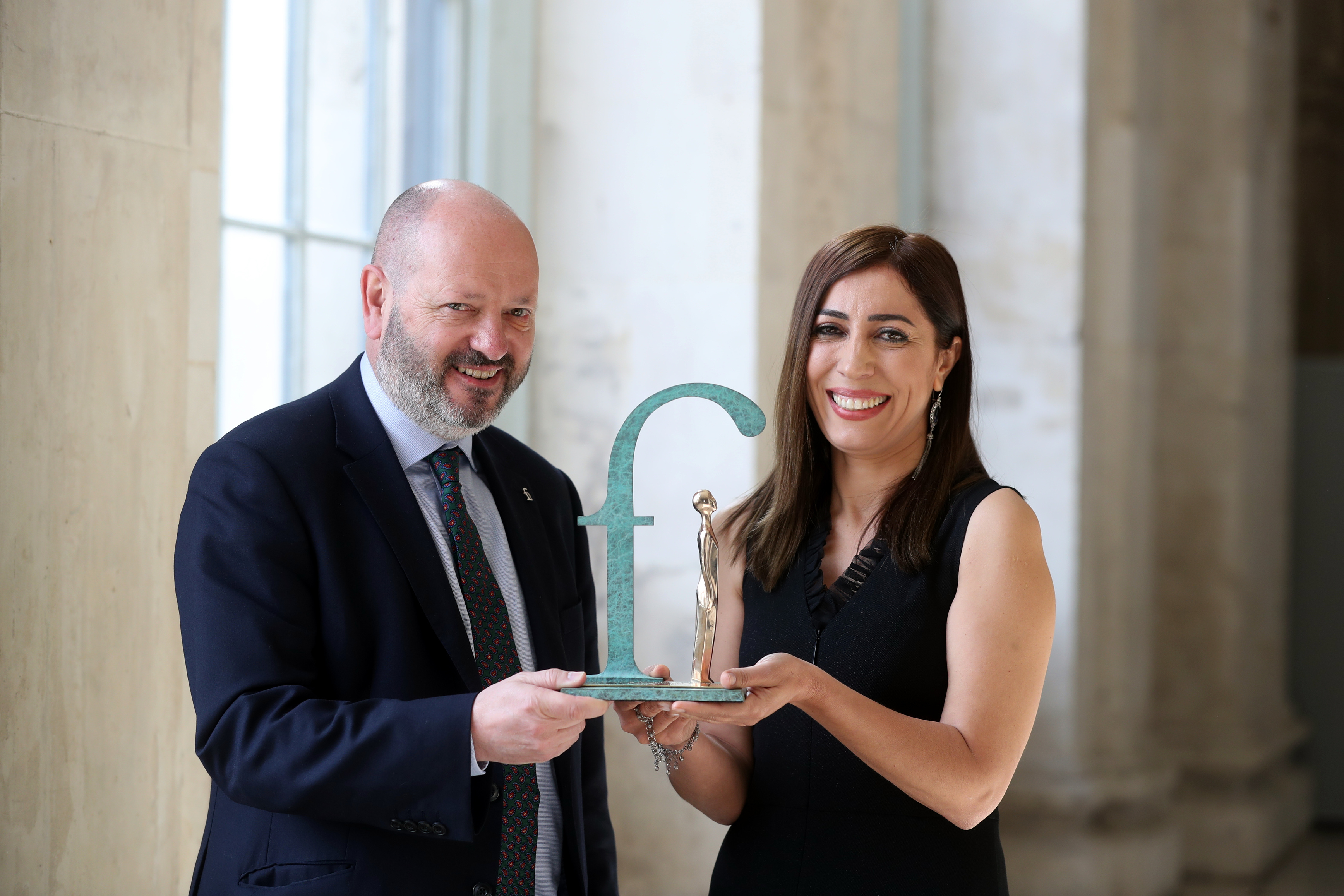 Andrew Anderson and Nurcan Baysal - Award Ceremony